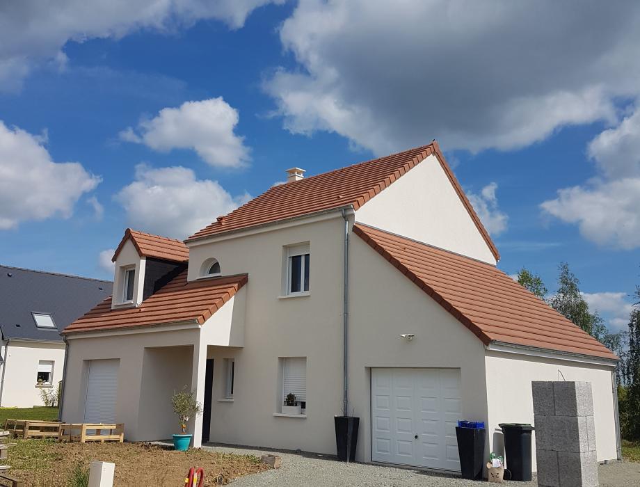 Construction d'une maison neuve à Beaumont la Ronce