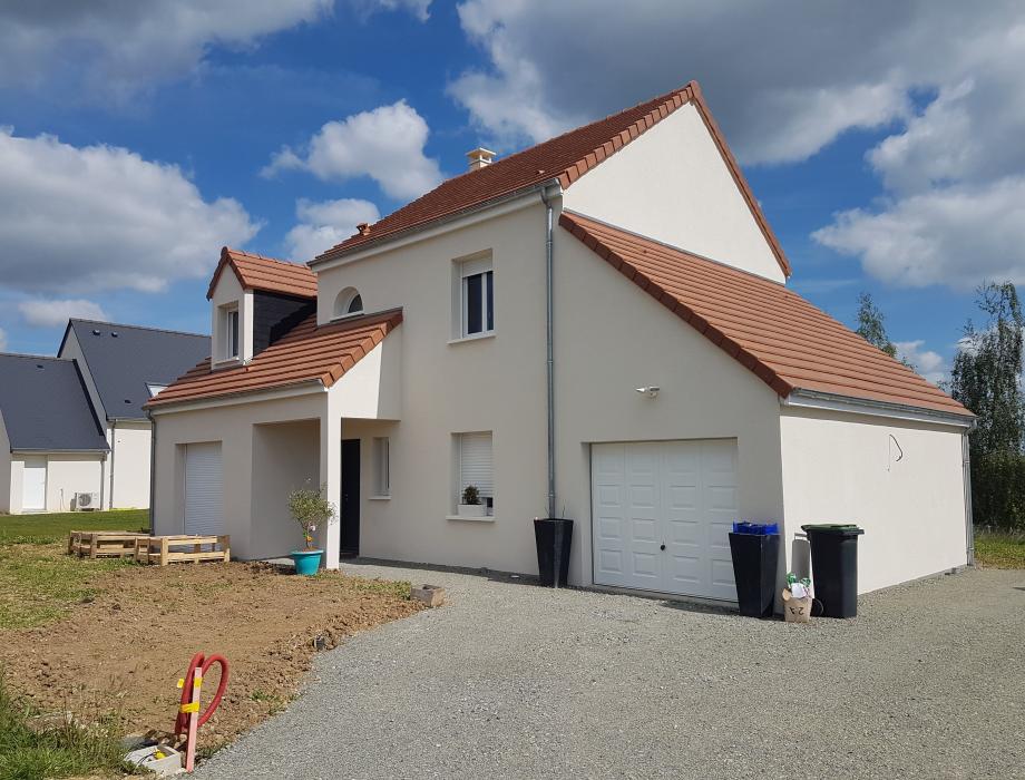 Construction d'une maison neuve à Beaumont la Ronce