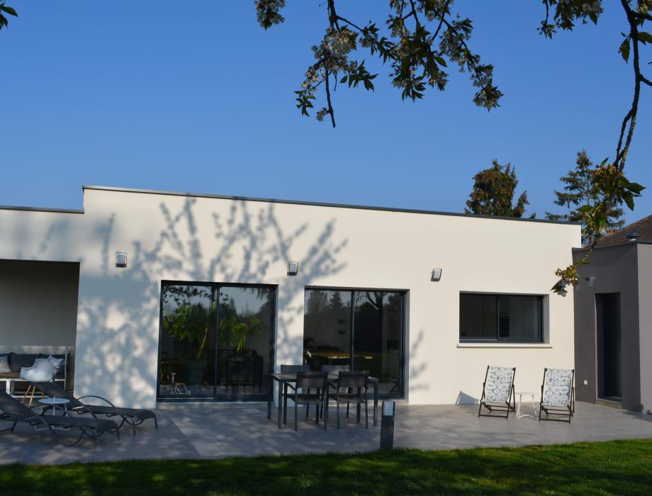 Construction d'une maison neuve à Saint Cyr sur Loire