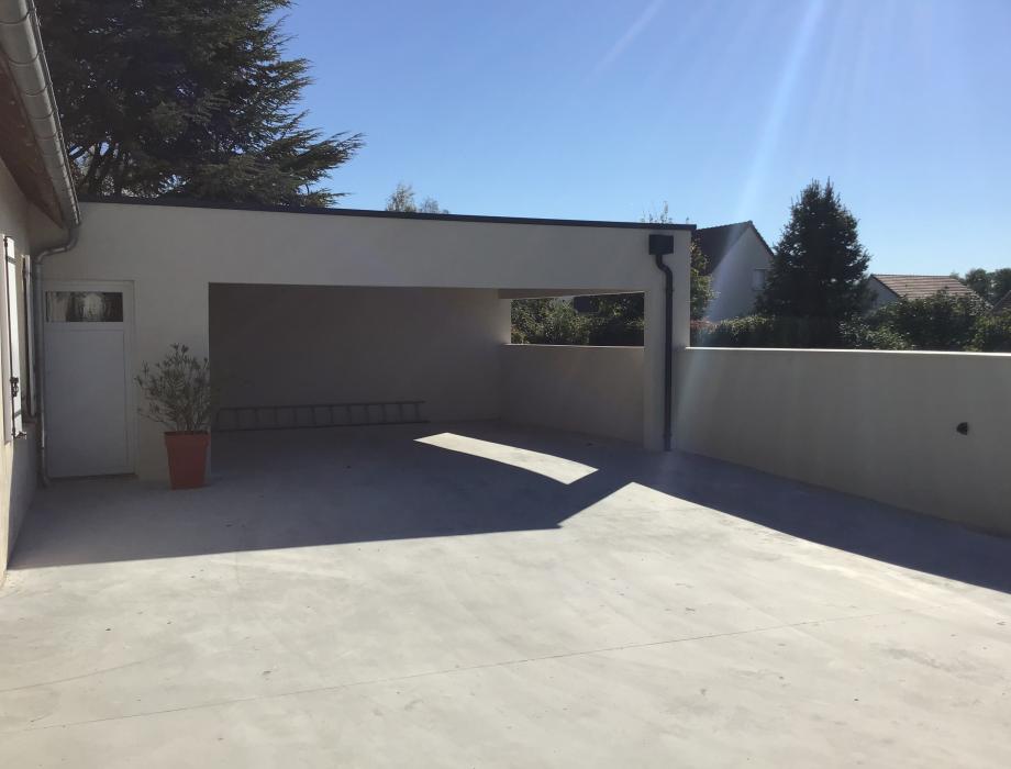 Construction d’un garage de 42m² avec carport de 25 m² + Clôture à Saint Antoine du Rocher